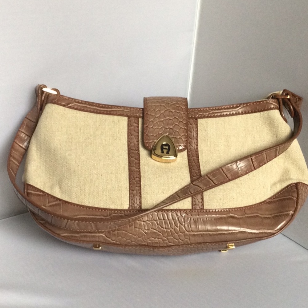 ETIENNE AIGNER LINEN BAG